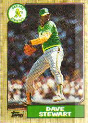 1987 Topps Baseball Cards      014      Dave Stewart